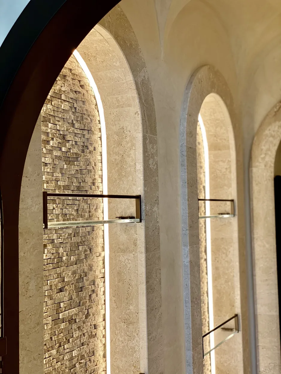 Archi in pietra - dettaglio architettonico